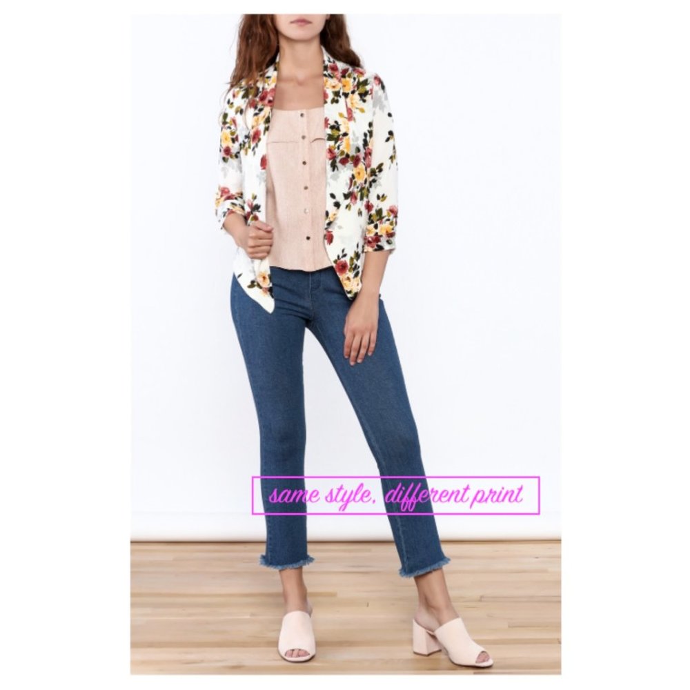 Michel Floral Jacket M - Picture 8 of 8